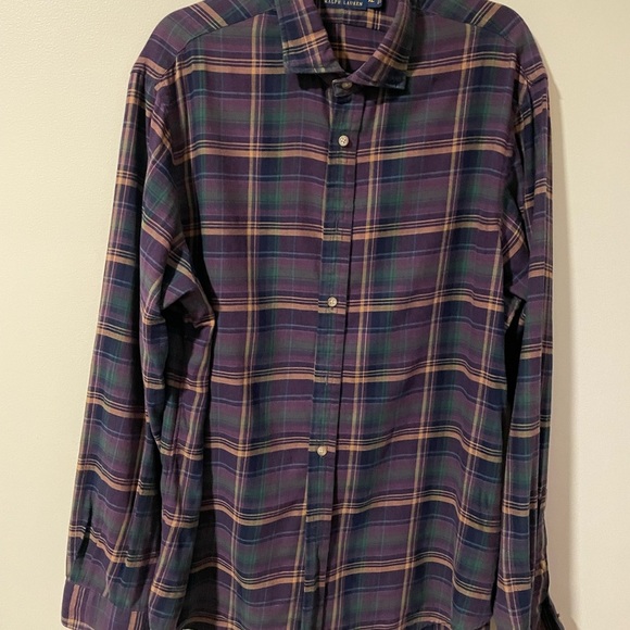 Ralph Lauren Other - Ralph Lauren Casual Button Down Shirt in Purple and Green